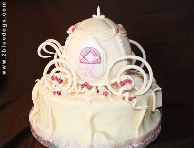 cinderella carriage cake princess birthday cake